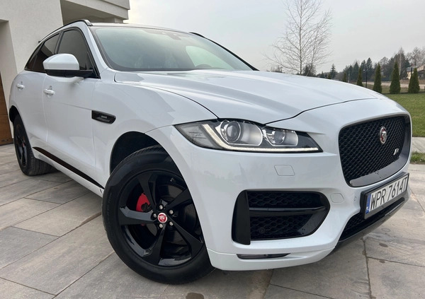 Jaguar F-Pace cena 133999 przebieg: 106220, rok produkcji 2019 z Trzcińsko-Zdrój małe 781